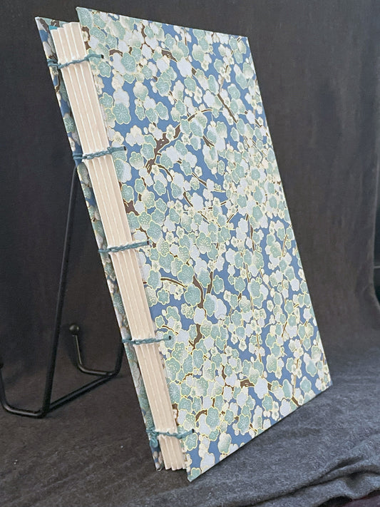 Blue Yuzen Paper Cover